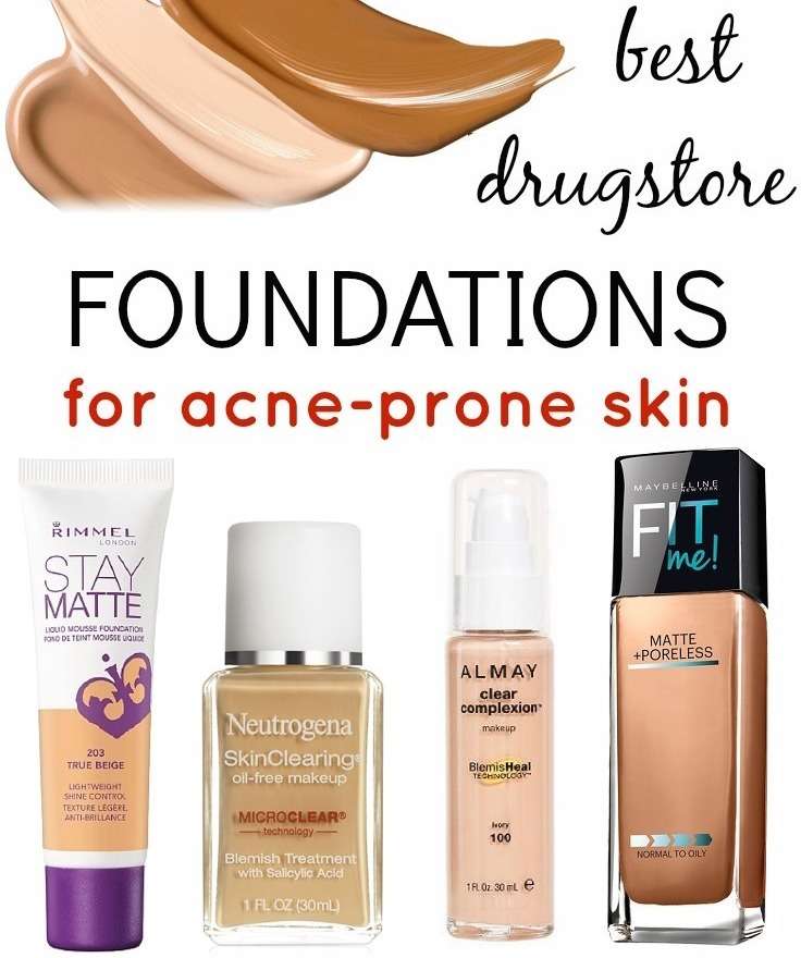 Best Drugstore Foundations For Acne