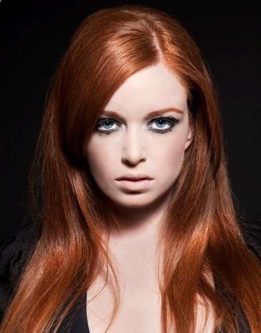 copper hair for cool skin tone