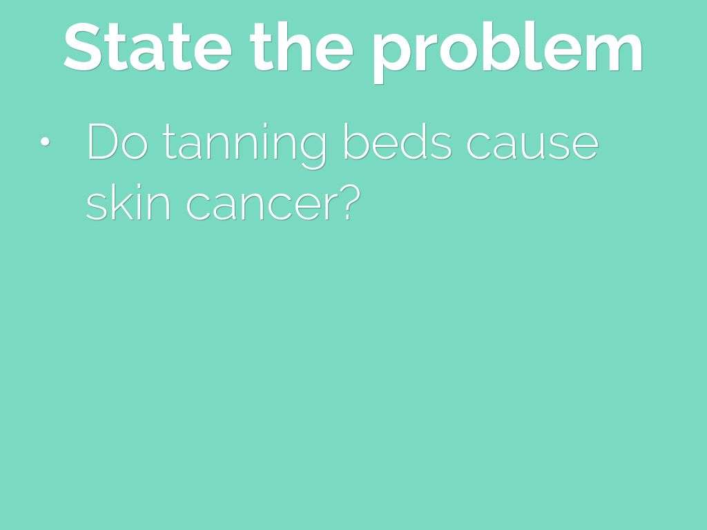 Do tanning beds cause skin cancer? by Lindsay Cooper