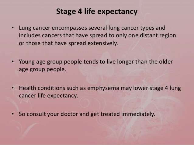 Is fourth stage of lung cancer is curable